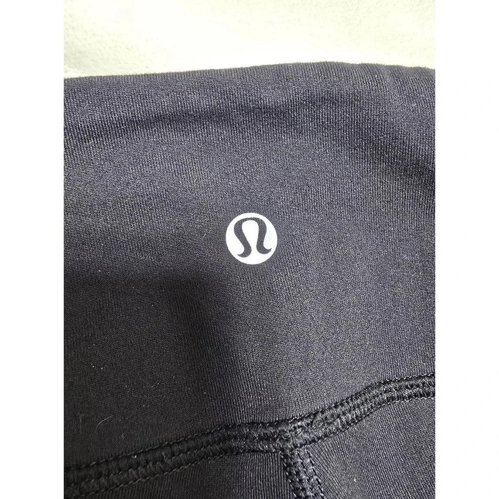 Lululemon Wunder Under Leggings 6 Black Garden Party Black Floral Full Luon‎ 28" - Picture 3 of 7